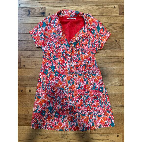 SM Wardrobe Floral Button down Dress in Medium - Picture 2 of 2